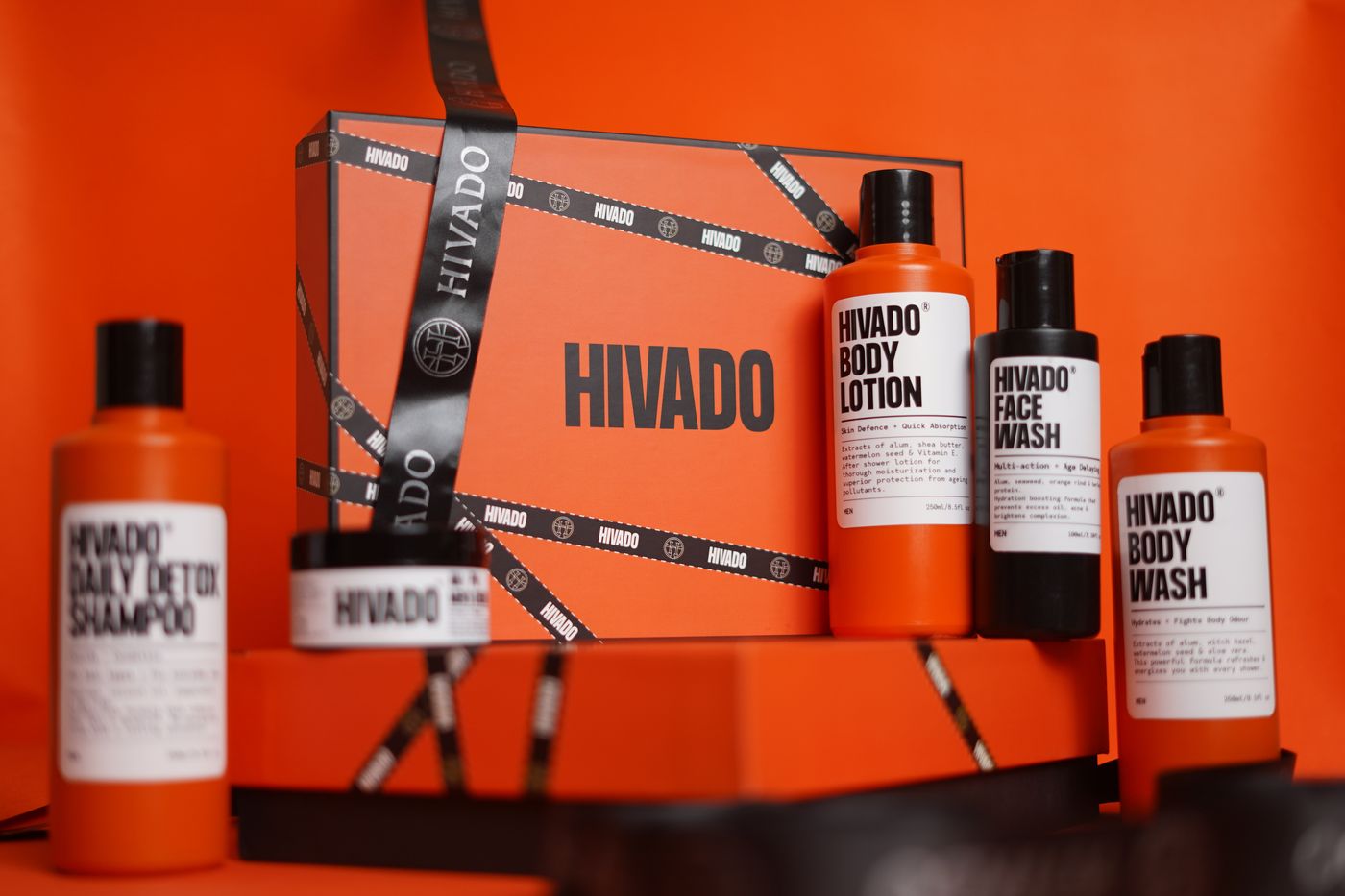 Hivado grooming product lineup, hero shot