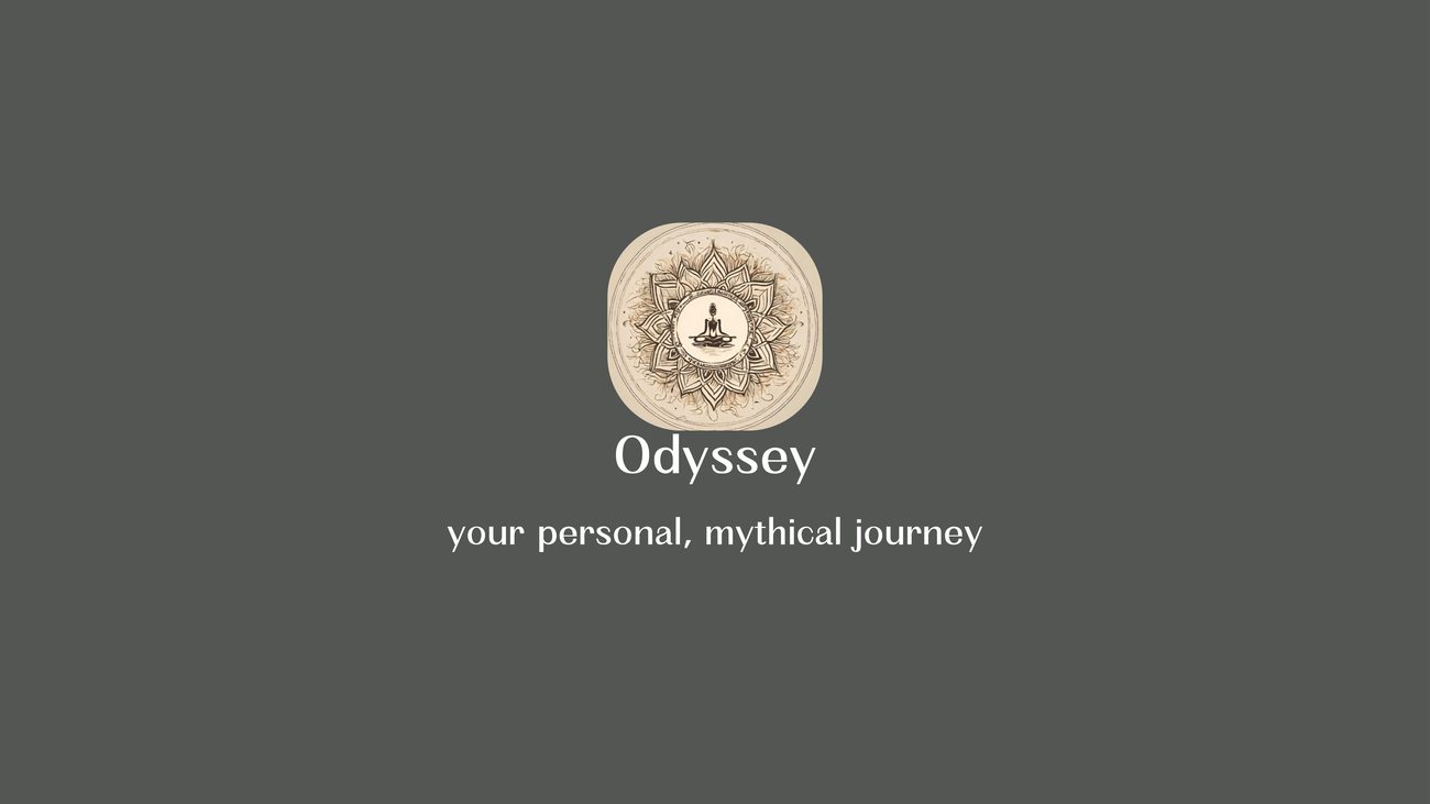 Odyssey app logo — your personal, mythical journey